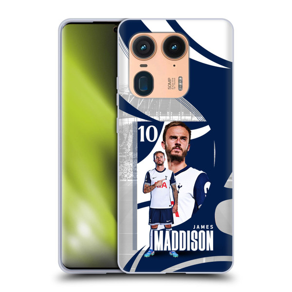 Tottenham Hotspur F.C. 2024/25 First Team James Maddison Soft Gel Case for Motorola Edge 50 Ultra/X50 Ultra