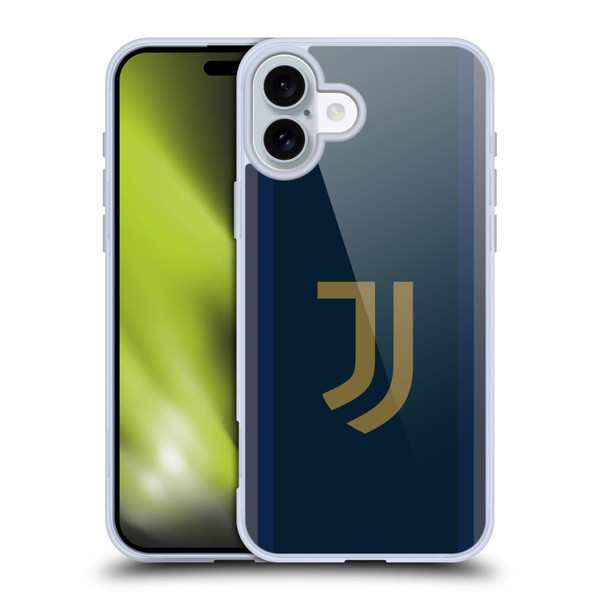 Juventus Football Club 2024/25 Kit Third Soft Gel Case for Apple iPhone 16 Plus