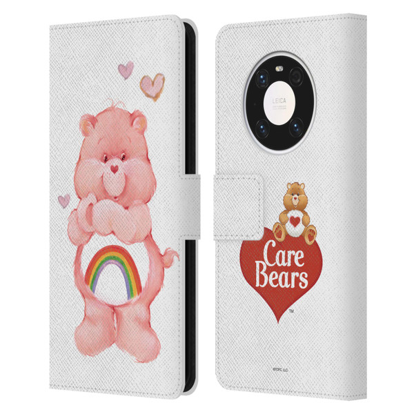 Care Bears Classic Cheer Leather Book Wallet Case Cover For Huawei Mate 40 Pro 5G