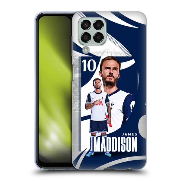Tottenham Hotspur F.C. 2024/25 First Team James Maddison Soft Gel Case for Samsung Galaxy M33 (2022)