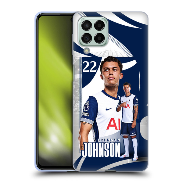Tottenham Hotspur F.C. 2024/25 First Team Brennan Johnson Soft Gel Case for Samsung Galaxy M53 (2022)