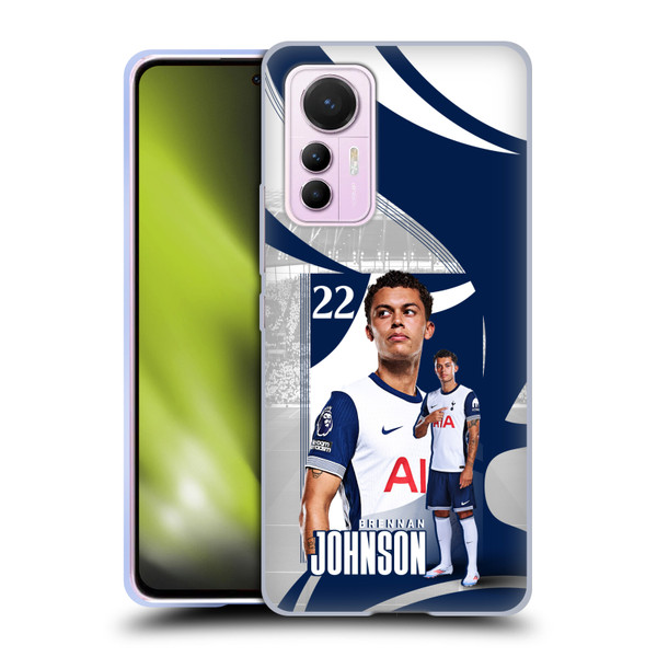 Tottenham Hotspur F.C. 2024/25 First Team Brennan Johnson Soft Gel Case for Xiaomi 12 Lite