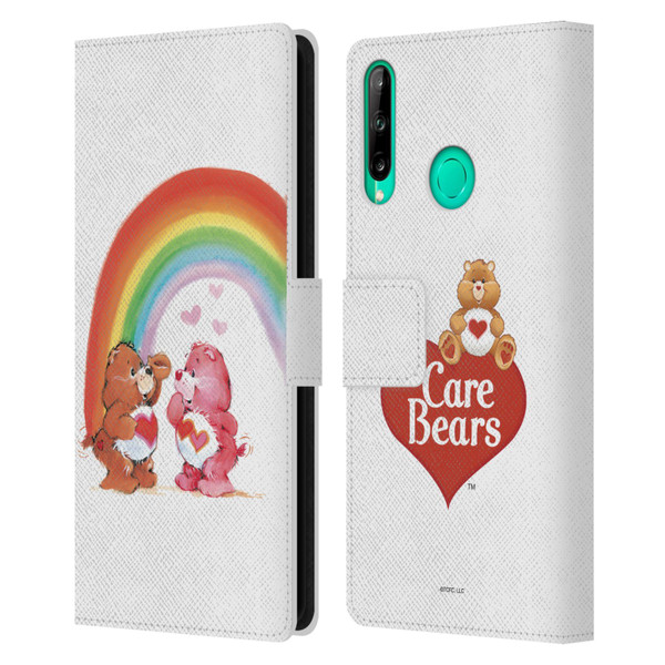 Care Bears Classic Rainbow Leather Book Wallet Case Cover For Huawei P40 lite E