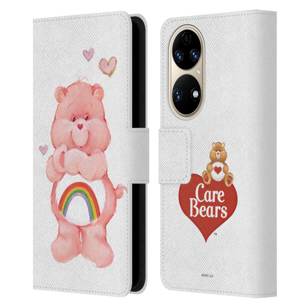 Care Bears Classic Cheer Leather Book Wallet Case Cover For Huawei P50