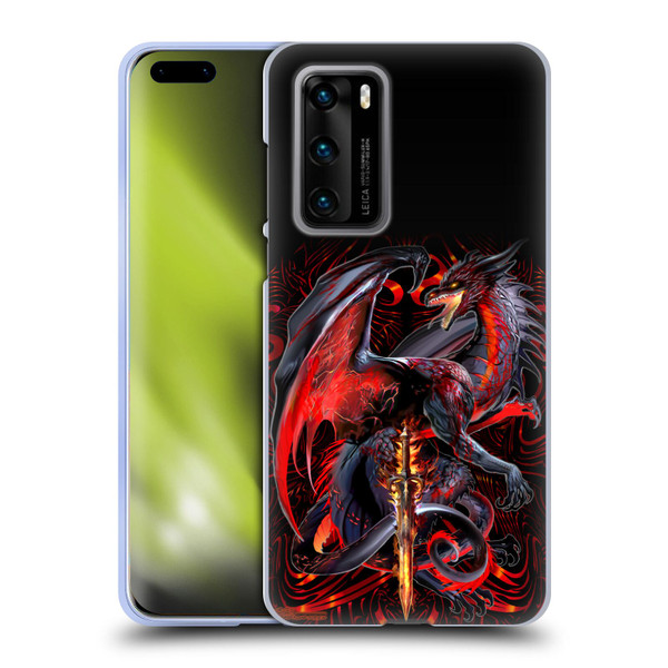Ruth Thompson Dragons with Swords Widow Blade Soft Gel Case for Huawei P40 5G