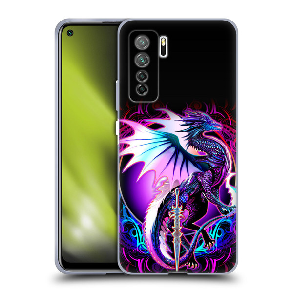 Ruth Thompson Dragons with Swords Ebon Blade Fantasy Soft Gel Case for Huawei Nova 7 SE/P40 Lite 5G
