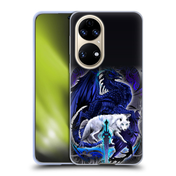 Ruth Thompson Dragons with Swords Alpha Blade & Fantasy Wolf Soft Gel Case for Huawei P50