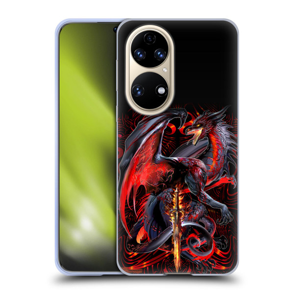 Ruth Thompson Dragons with Swords Widow Blade Soft Gel Case for Huawei P50