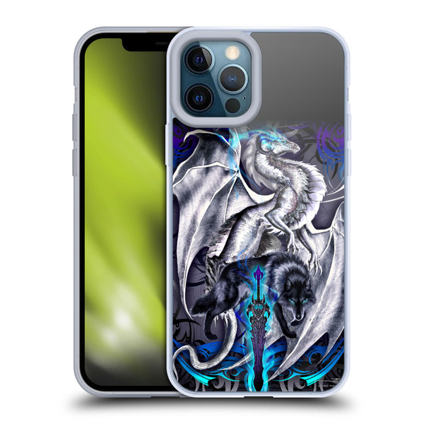 Ruth Thompson Dragons with Swords Blade & Fantasy Wolf Soft Gel Case for Apple iPhone 12 Pro Max