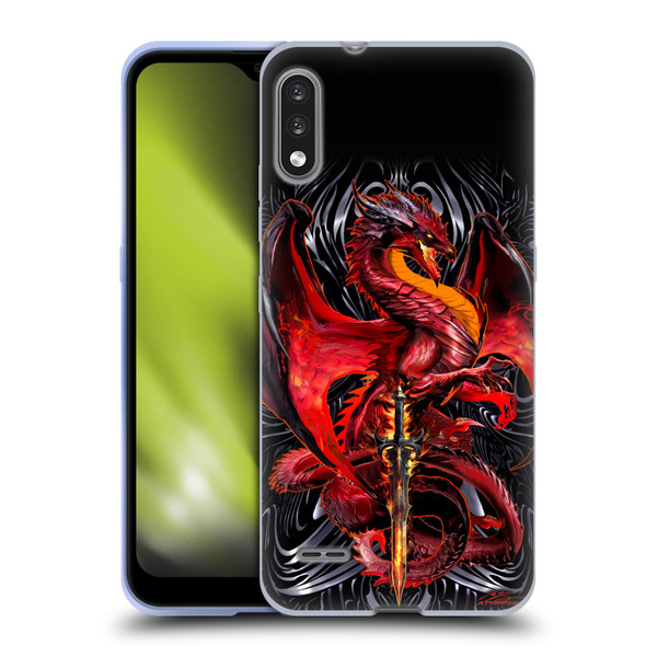 Ruth Thompson Dragons with Swords Wrath Blade Soft Gel Case for LG K22