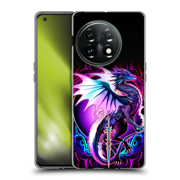 Ruth Thompson Dragons with Swords Ebon Blade Fantasy Soft Gel Case for OnePlus 11 5G