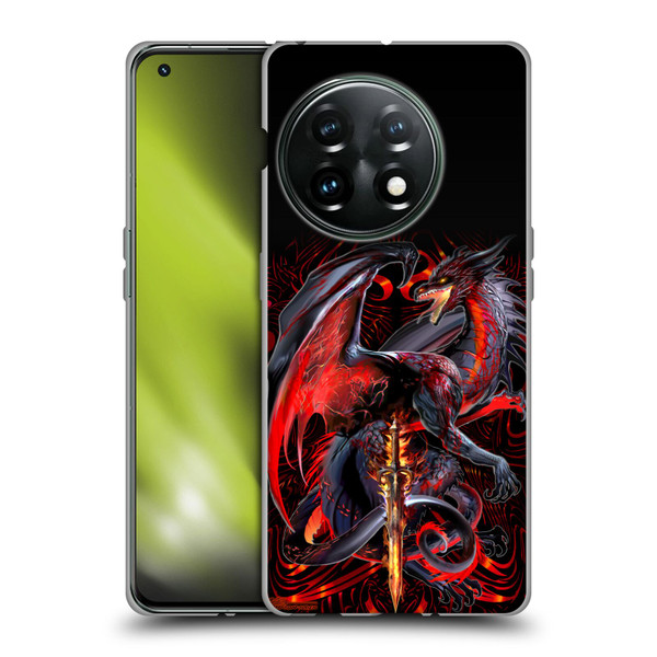 Ruth Thompson Dragons with Swords Widow Blade Soft Gel Case for OnePlus 11 5G