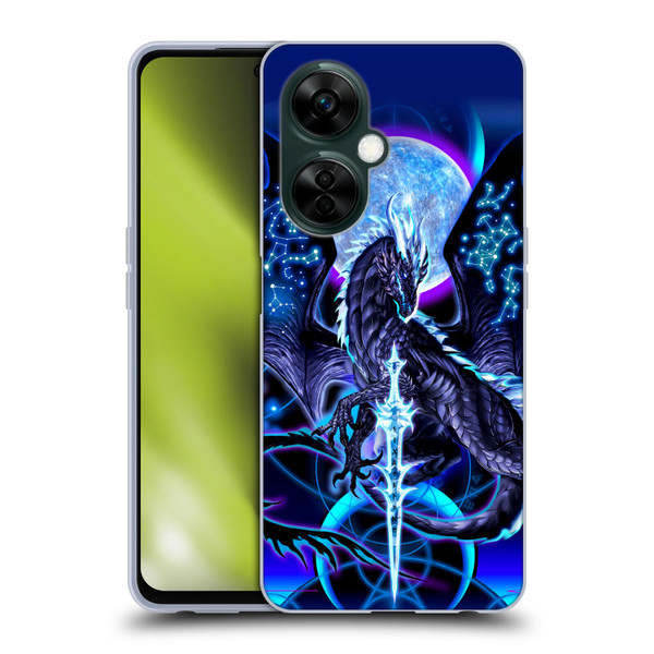 Ruth Thompson Dragons with Swords Night Blade & Constellations Soft Gel Case for OnePlus Nord N30
