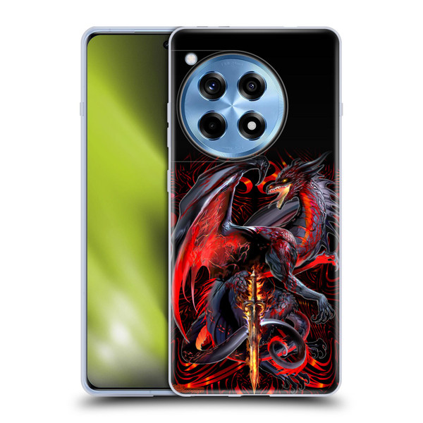 Ruth Thompson Dragons with Swords Widow Blade Soft Gel Case for OnePlus 12R