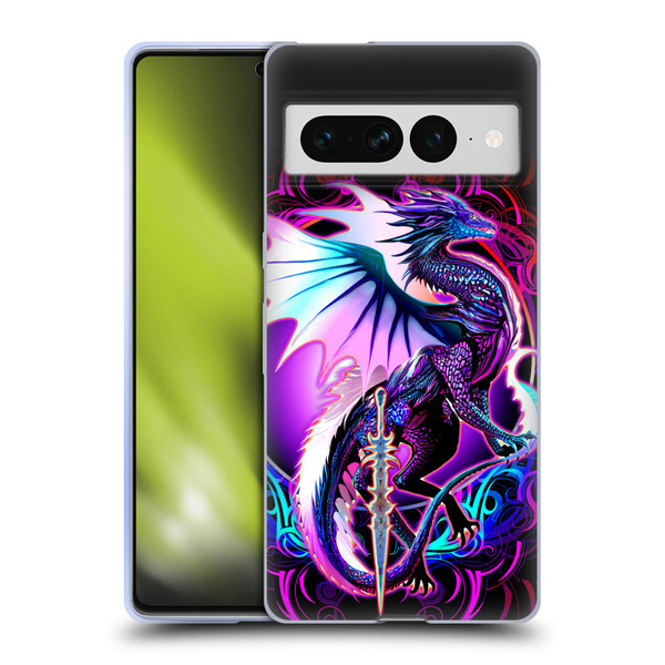 Ruth Thompson Dragons with Swords Ebon Blade Fantasy Soft Gel Case for Google Pixel 7 Pro