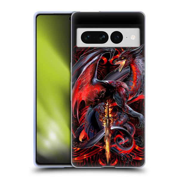 Ruth Thompson Dragons with Swords Widow Blade Soft Gel Case for Google Pixel 7 Pro