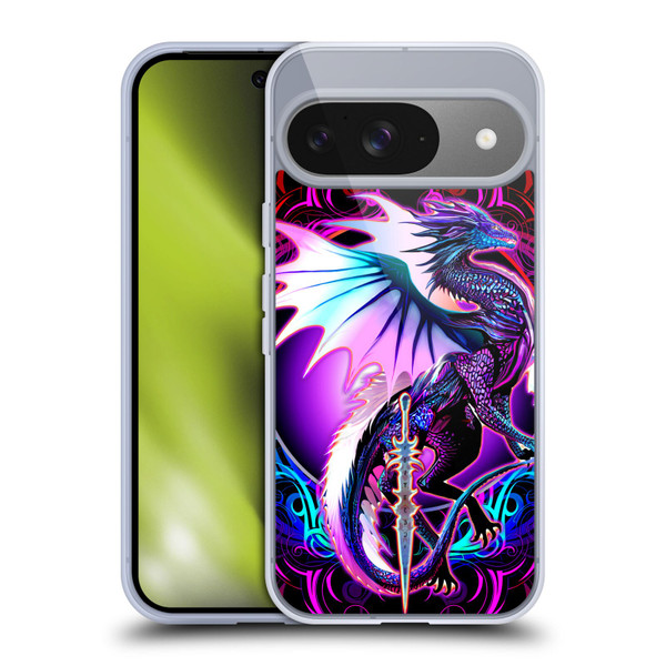 Ruth Thompson Dragons with Swords Ebon Blade Fantasy Soft Gel Case for Google Pixel 9 / Pixel 9 Pro