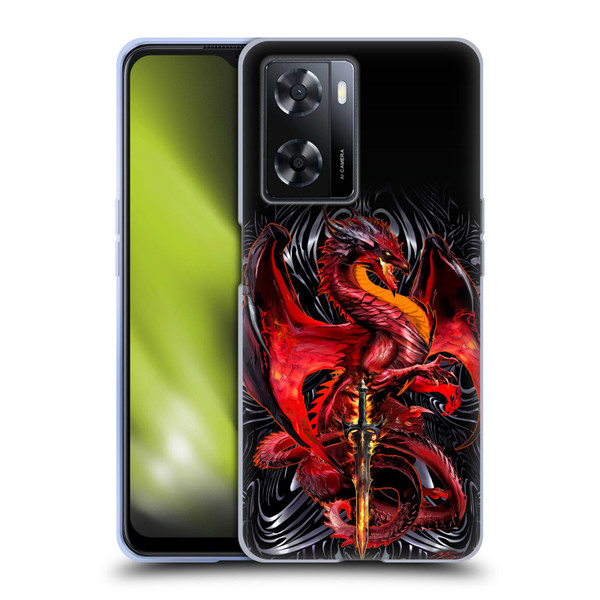 Ruth Thompson Dragons with Swords Wrath Blade Soft Gel Case for OPPO A57s
