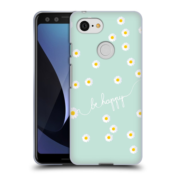 Monika Strigel Happy Daisy Mint Soft Gel Case for Google Pixel 3