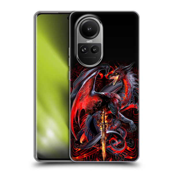 Ruth Thompson Dragons with Swords Widow Blade Soft Gel Case for OPPO Reno10 5G / Reno10 Pro 5G
