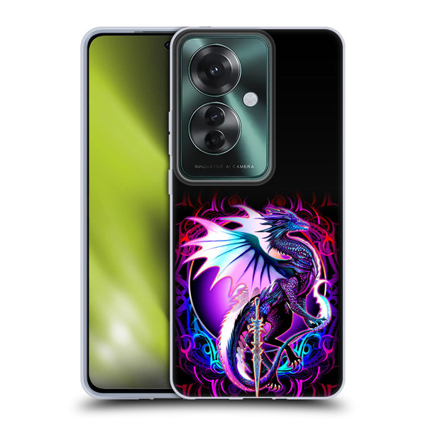 Ruth Thompson Dragons with Swords Ebon Blade Fantasy Soft Gel Case for OPPO Reno11 F 5G / F25 Pro 5G