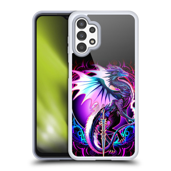 Ruth Thompson Dragons with Swords Ebon Blade Fantasy Soft Gel Case for Samsung Galaxy A13 (2022)