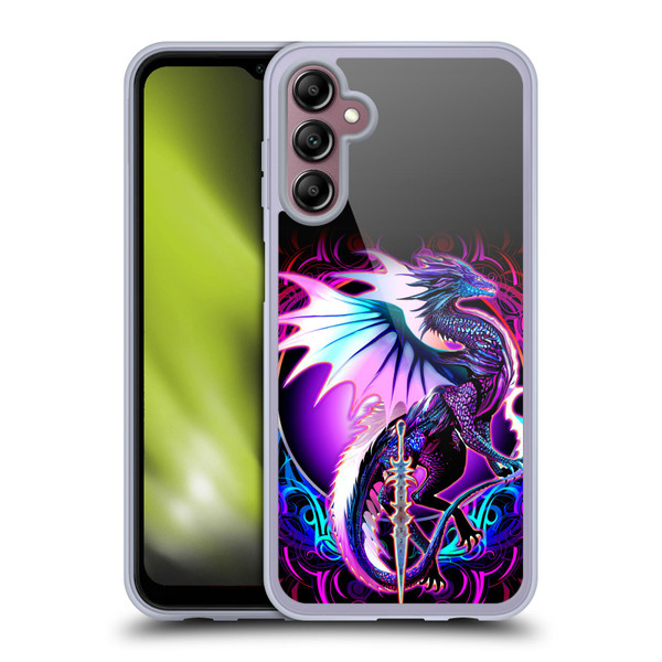 Ruth Thompson Dragons with Swords Ebon Blade Fantasy Soft Gel Case for Samsung Galaxy A14 5G