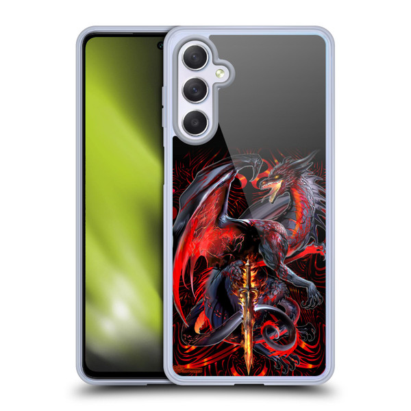 Ruth Thompson Dragons with Swords Widow Blade Soft Gel Case for Samsung Galaxy M54 5G