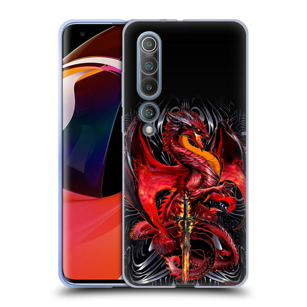 Ruth Thompson Dragons with Swords Wrath Blade Soft Gel Case for Xiaomi Mi 10 5G / Mi 10 Pro 5G