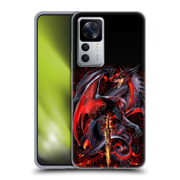 Ruth Thompson Dragons with Swords Widow Blade Soft Gel Case for Xiaomi 12T 5G / 12T Pro 5G / Redmi K50 Ultra 5G