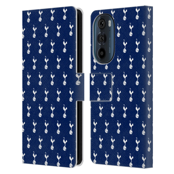 Tottenham Hotspur F.C. Badge Pattern Leather Book Wallet Case Cover For Motorola Edge 30