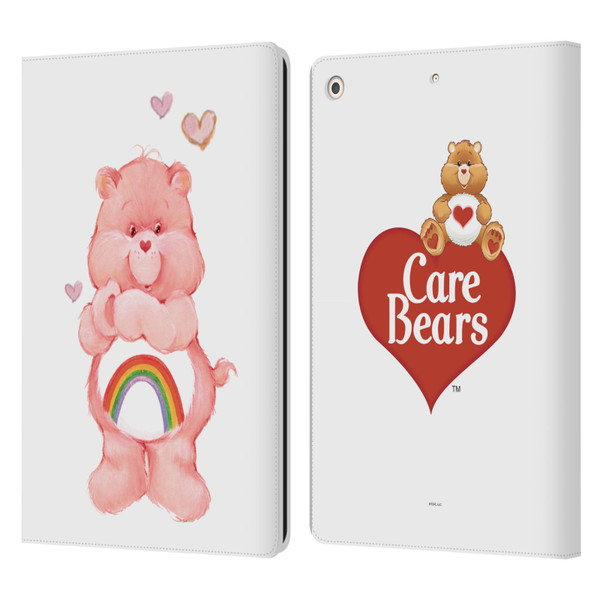 Care Bears Classic Cheer Leather Book Wallet Case Cover For Apple iPad 10.2 2019/2020/2021