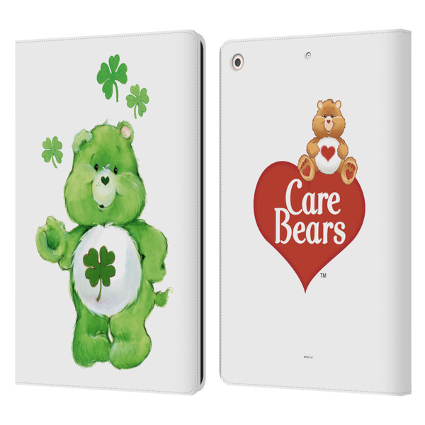 Care Bears Classic Good Luck Leather Book Wallet Case Cover For Apple iPad 10.2 2019/2020/2021