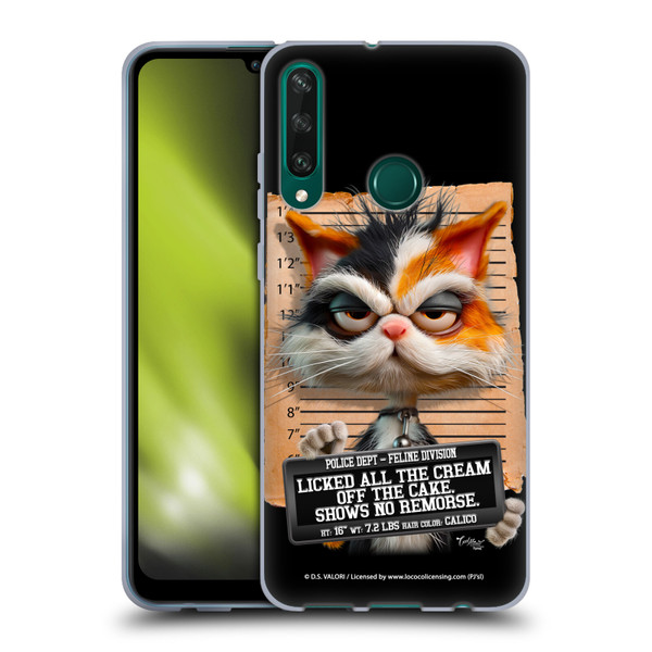 D.S. Valori Kitty And Puppy Kitty Licked The Cream Soft Gel Case for Huawei Y6p