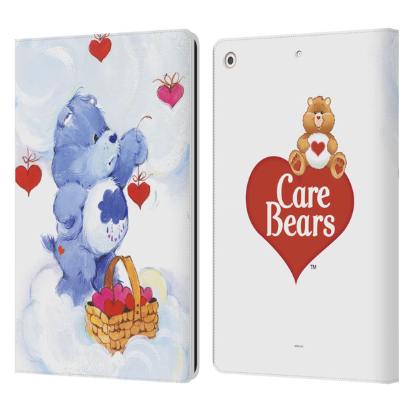 Care Bears Classic Grumpy Leather Book Wallet Case Cover For Apple iPad 10.2 2019/2020/2021