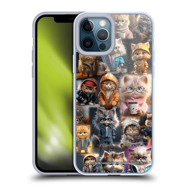 D.S. Valori Kitty And Puppy Kitty Kingdom Soft Gel Case for Apple iPhone 12 Pro Max