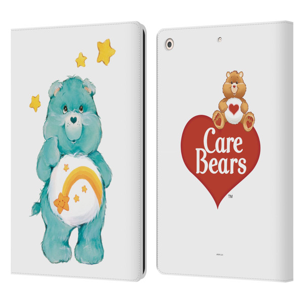 Care Bears Classic Wish Leather Book Wallet Case Cover For Apple iPad 10.2 2019/2020/2021