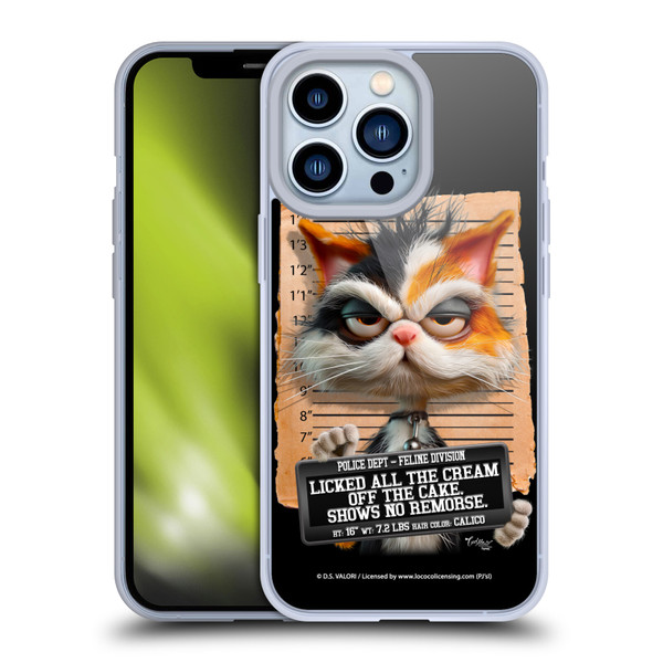D.S. Valori Kitty And Puppy Kitty Licked The Cream Soft Gel Case for Apple iPhone 13 Pro