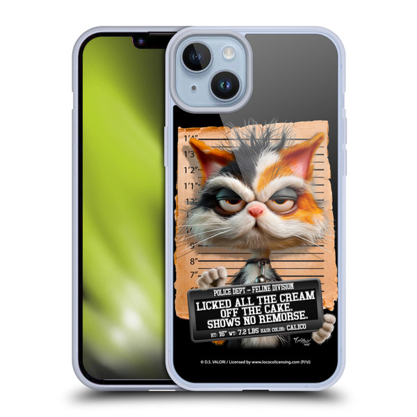 D.S. Valori Kitty And Puppy Kitty Licked The Cream Soft Gel Case for Apple iPhone 14 Plus