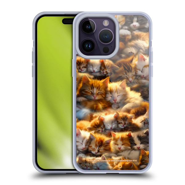 D.S. Valori Kitty And Puppy Kitty Dreams Soft Gel Case for Apple iPhone 14 Pro Max