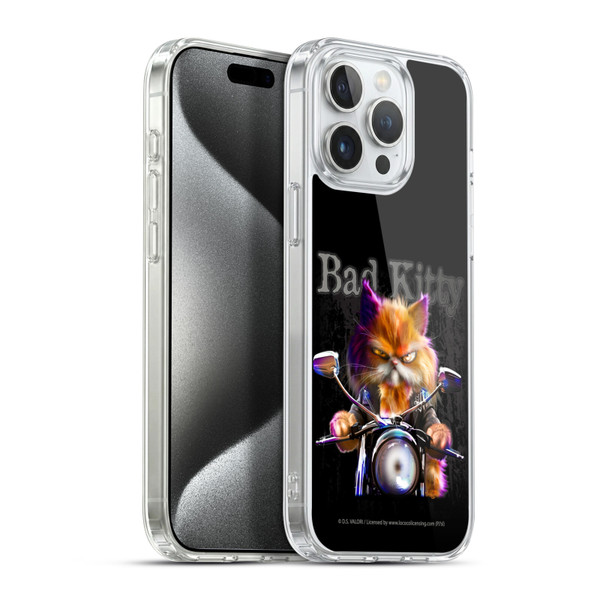 D.S. Valori Kitty And Puppy Bad Kitty Soft Gel Case for Apple iPhone 15 Pro Max & MagSafe