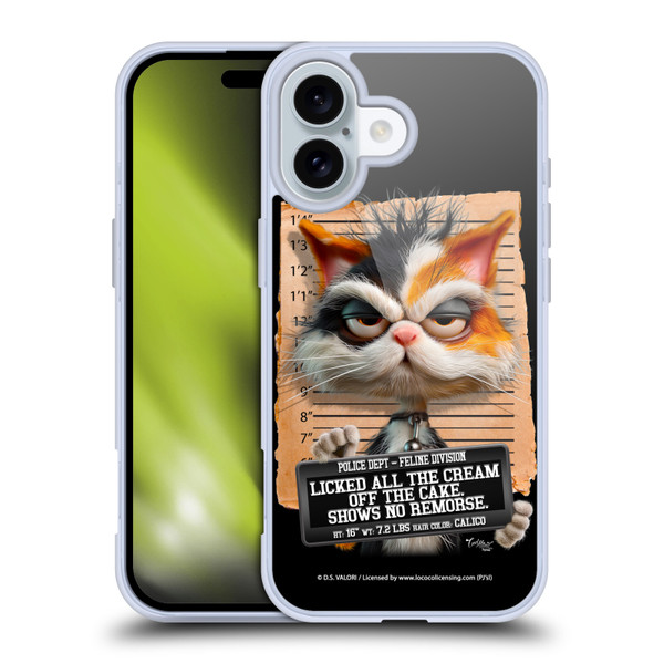 D.S. Valori Kitty And Puppy Kitty Licked The Cream Soft Gel Case for Apple iPhone 16