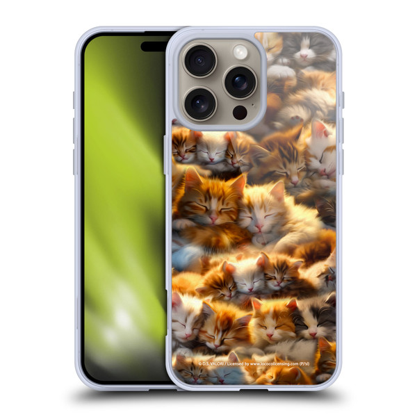 D.S. Valori Kitty And Puppy Kitty Dreams Soft Gel Case for Apple iPhone 16 Pro Max