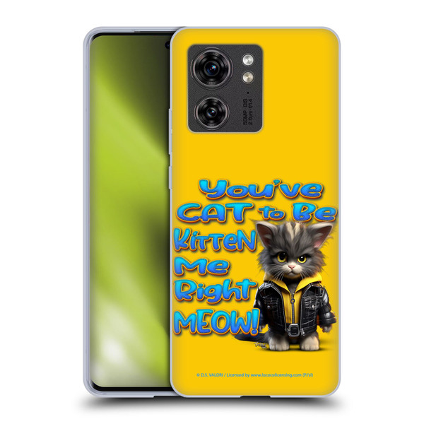 D.S. Valori Kitty And Puppy You've Cat To Be Kitten Me Soft Gel Case for Motorola Edge (2023)