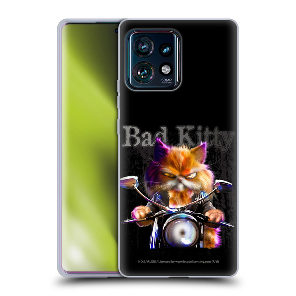 D.S. Valori Kitty And Puppy Bad Kitty Soft Gel Case for Motorola Edge Plus 2023