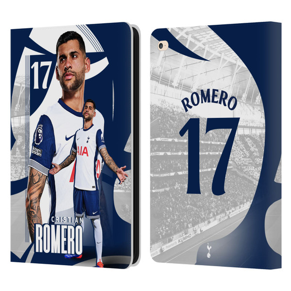 Tottenham Hotspur F.C. 2024/25 First Team Cristian Romero Leather Book Wallet Case Cover For Apple iPad Air 2 (2014)