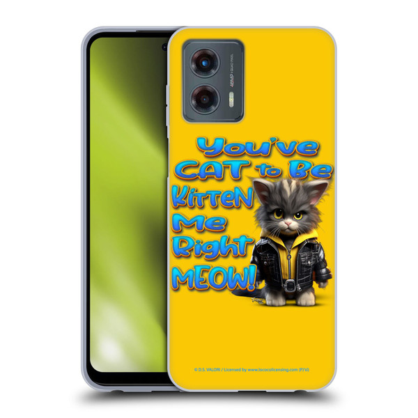 D.S. Valori Kitty And Puppy You've Cat To Be Kitten Me Soft Gel Case for Motorola Moto G (2023)