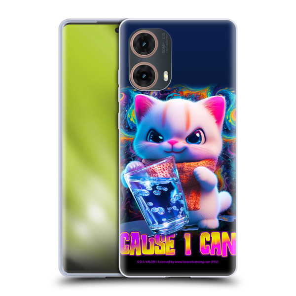 D.S. Valori Kitty And Puppy Kitty Cause I Can Soft Gel Case for Motorola Moto G85