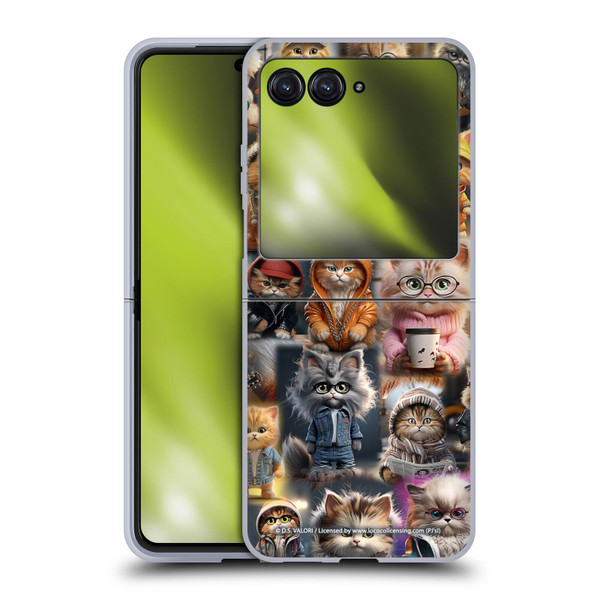 D.S. Valori Kitty And Puppy Kitty Kingdom Soft Gel Case for Motorola Razr 40 Ultra / Razr+ 2023