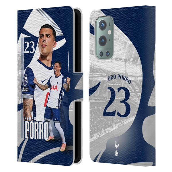 Tottenham Hotspur F.C. 2024/25 First Team Pedro Porro Leather Book Wallet Case Cover For OnePlus 9